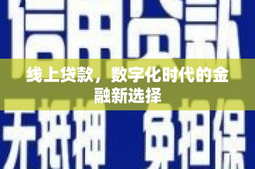 延津线上贷款，数字化时代的金融新选择