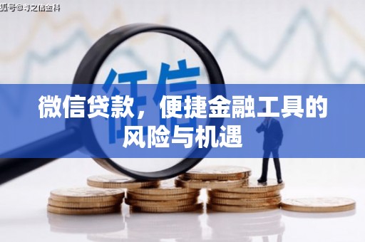 武穴微信贷款，便捷金融工具的风险与机遇
