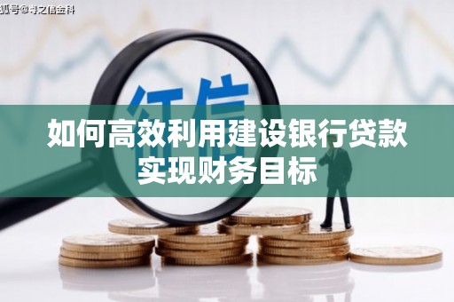 方山如何高效利用建设银行贷款实现财务目标