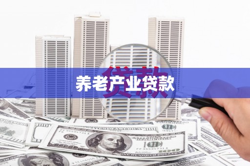 徐汇养老产业贷款