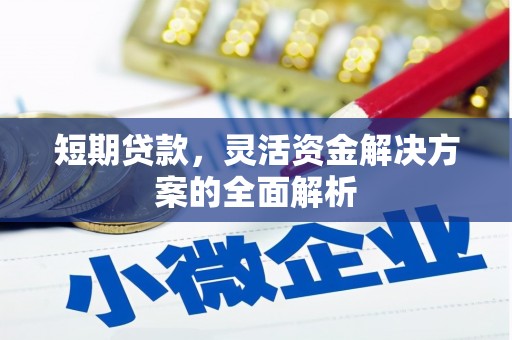 威海短期贷款，灵活资金解决方案的全面解析