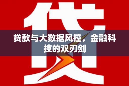 狮潭贷款与大数据风控，金融科技的双刃剑