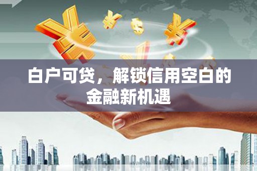 绿园白户可贷，解锁信用空白的金融新机遇
