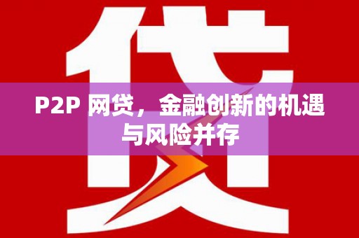 桃山P2P 网贷，金融创新的机遇与风险并存