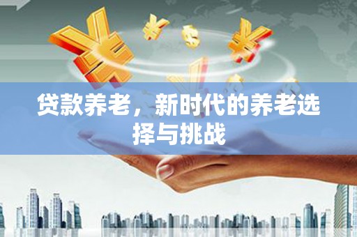 龙游贷款养老，新时代的养老选择与挑战