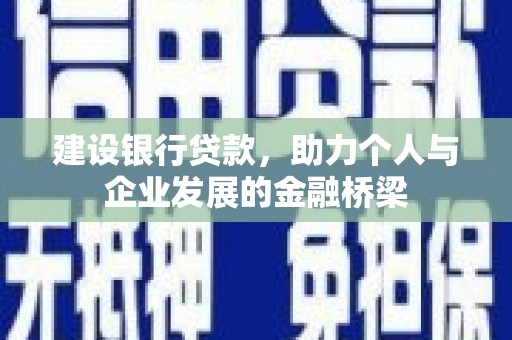 泰山建设银行贷款，助力个人与企业发展的金融桥梁