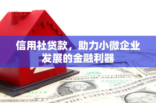 潮安信用社贷款，助力小微企业发展的金融利器