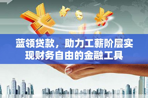 黄石港蓝领贷款，助力工薪阶层实现财务自由的金融工具